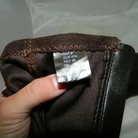 PREDICTIONS Brown Faux Suede Animal Print Boot - Picture 4 of 4